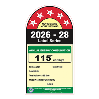 Samsung 189 L Single Door Refrigerator with Horizontal Curve Design, 5★ RR21H2H25HS — RR21H2H25HS/HL — alternate view