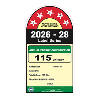 Samsung 189 L Single Door Refrigerator with Horizontal Curve Design, 5★ RR21H2H25RZ — RR21H2H25RZ/HL — alternate view