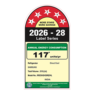 Samsung 215 L Single Door Refrigerator with Horizontal Curve Design, 5★ RR23H2H35RZ — RR23H2H35RZ/HL — alternate view