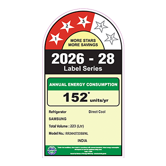 Samsung 223 L Single Door Refrigerator with Stylish Grandé Design, 3★ RR24H2723S8 — RR24H2723S8/NL — alternate view