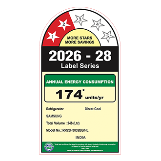Samsung 246 L Single Door Refrigerator with Stylish Grandé Design, 2★ RR26H3832BB — RR26H3832BB/HL — alternate view