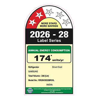Samsung 246 L Single Door Refrigerator with Stylish Grandé Design, 2★ RR26H3832BR — RR26H3832BR/HL — alternate view