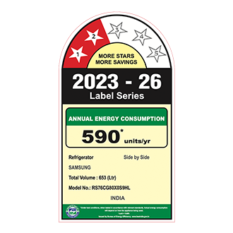 Samsung 653 L Side by Side Refrigerator with Twin Cooling Plus™, 2★ RS76CG80X0S9 — RS76CG80X0S9HL — alternate view