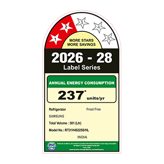 Samsung 301 L Double Door Refrigerator with Twin Cooling Plus™, 2★ RT31H4522S8 — RT31H4522S8/HL — alternate view