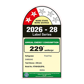 Samsung 236 L Double Door Refrigerator with Convertible Freezer, 2★ RT40H28U2P — RT40H28U2PHL — alternate view