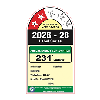 Samsung 256 L Double Door Refrigerator with All Around Cooling, 2★ RT40H30W2P — RT40H30W2PHL — alternate view