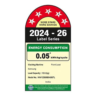 Samsung WW12DB8B54GB, Front Load Washing Machine with Bespoke AI & AI Wash 12.0 kg — WW12DB8B54GBTL — alternate view