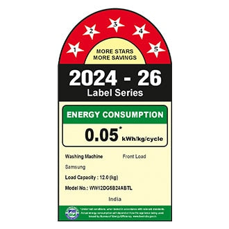 Samsung 12.0 kg Front Load Washing Machine with SmartThings AI & Energy Mode, 5★ WW12DG5B24AB — WW12DG5B24ABTL — alternate view