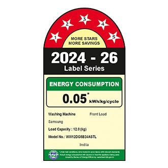 Samsung 12.0 kg Front Load Washing Machine with SmartThings AI & Energy Mode, 5★ WW12DG5B24AS — WW12DG5B24ASTL — alternate view
