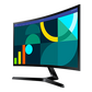 Samsung 60.5 cm (24) FHD Curved Monitor with 100 Hz refresh rate, Game Mode and Eye Saver Mode — LS24D368GAWXXL — alternate view