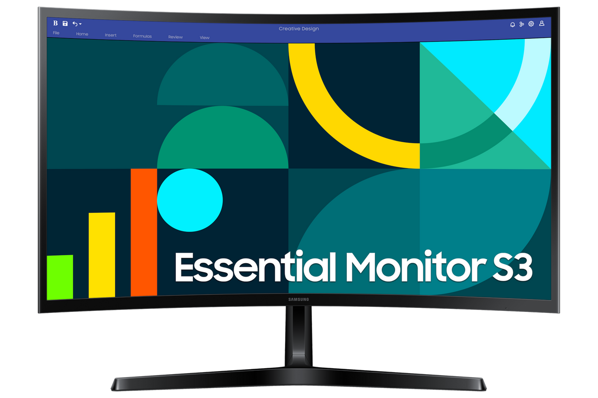 Samsung 68.5 cm (27) FHD Curved Monitor with 100 Hz refresh rate, Game Mode and Eye Saver Mode — LS27D368GAWXXL — product view