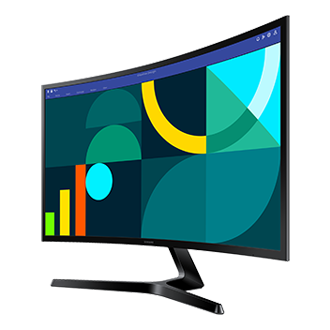 Samsung 68.5 cm (27) FHD Curved Monitor with 100 Hz refresh rate, Game Mode and Eye Saver Mode — LS27D368GAWXXL — alternate view