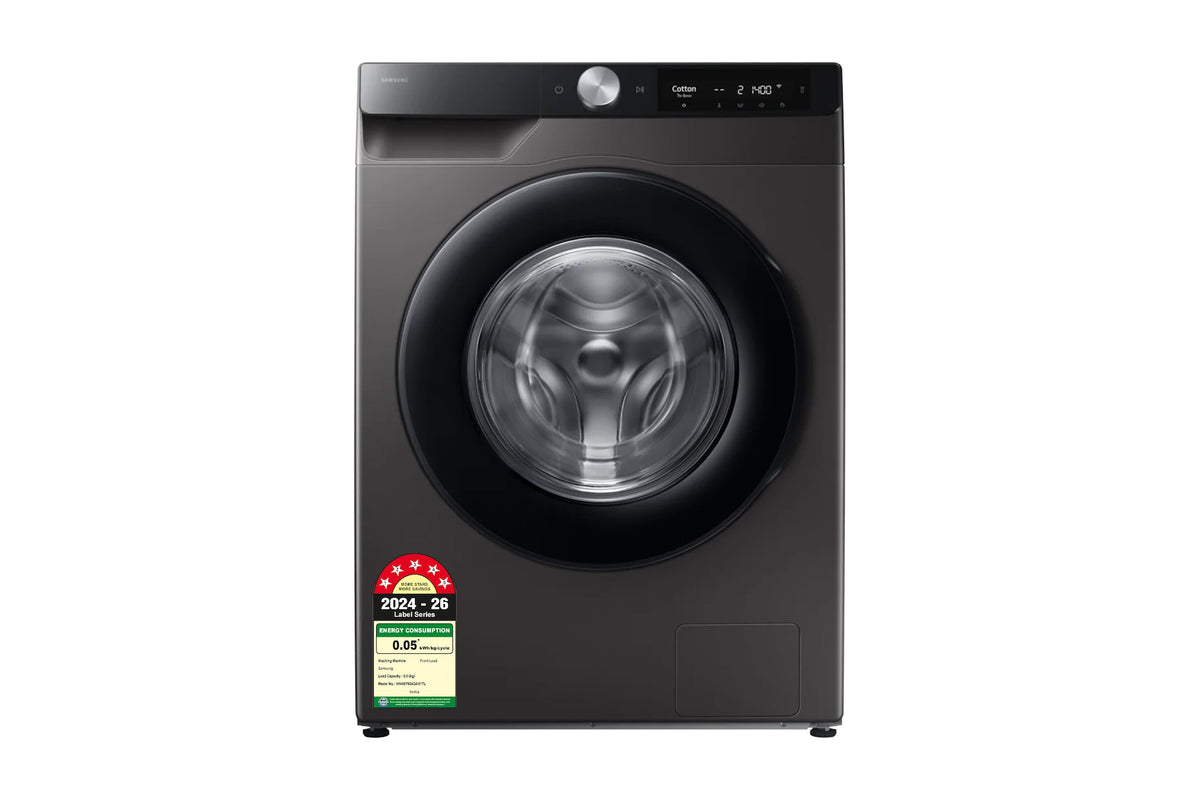Samsung 8.0 kg AI Ecobubble™ Front Load Washing Machine with SmartThings & Wi-Fi, WW80T504DAX1 — WW80T504DAX1TL — product view