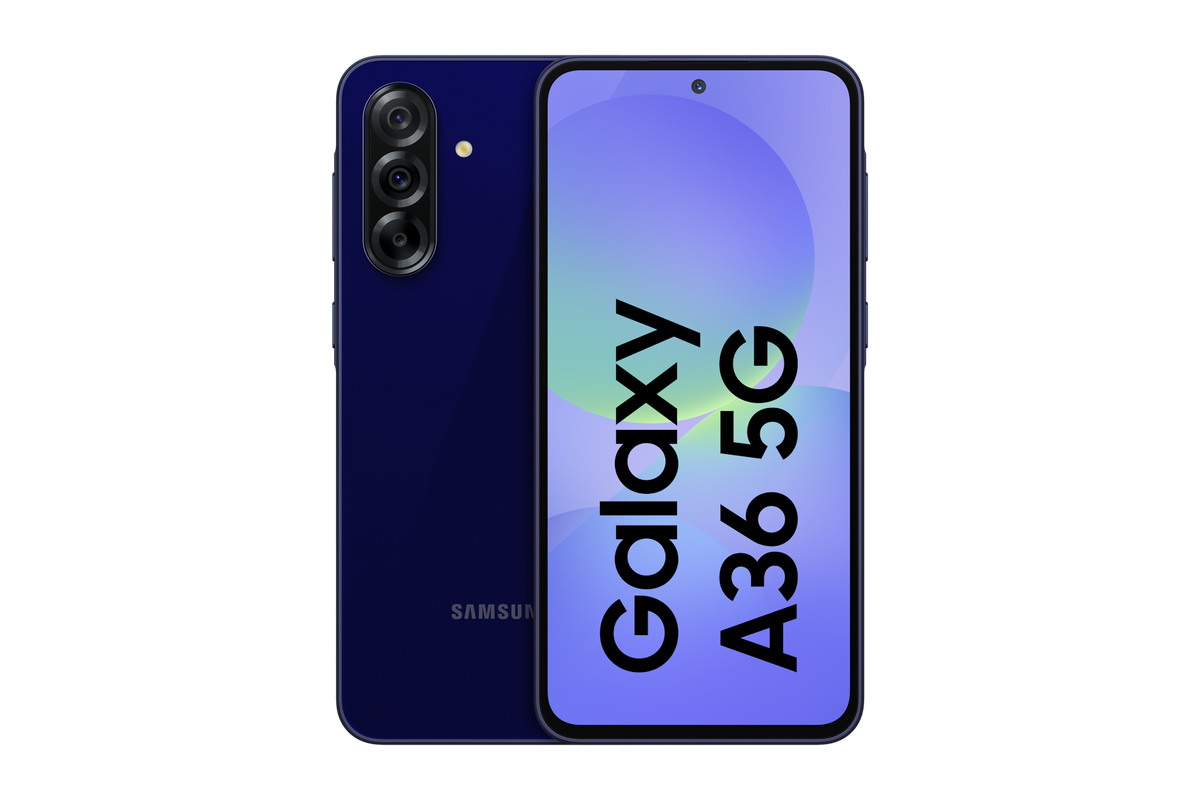 Samsung Galaxy A36 5G (8 GB Memory) — SM-A366EDBKINS — product view