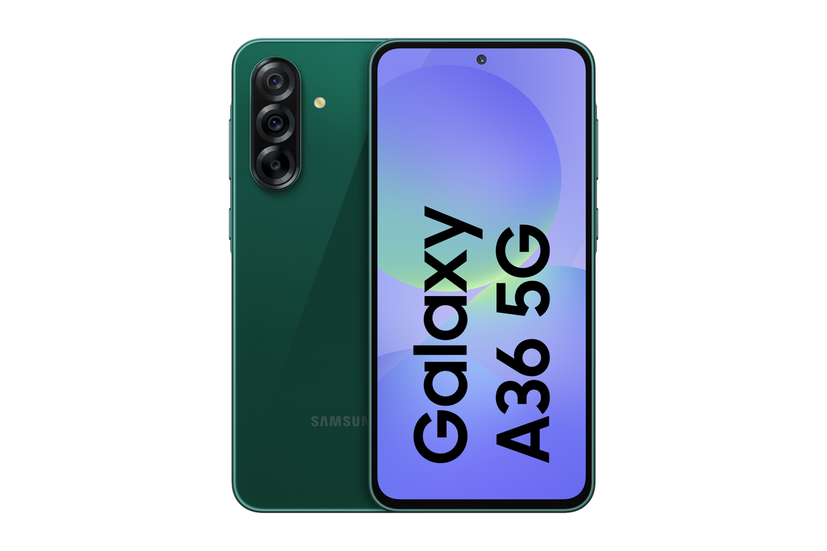 Samsung Galaxy A36 5G (8 GB Memory) — SM-A366EDGKINS — product view