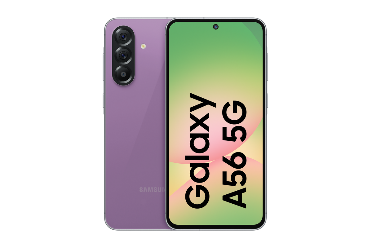 Samsung Galaxy A56 5G (8 GB Memory) — SM-A566ELVZINS — product view