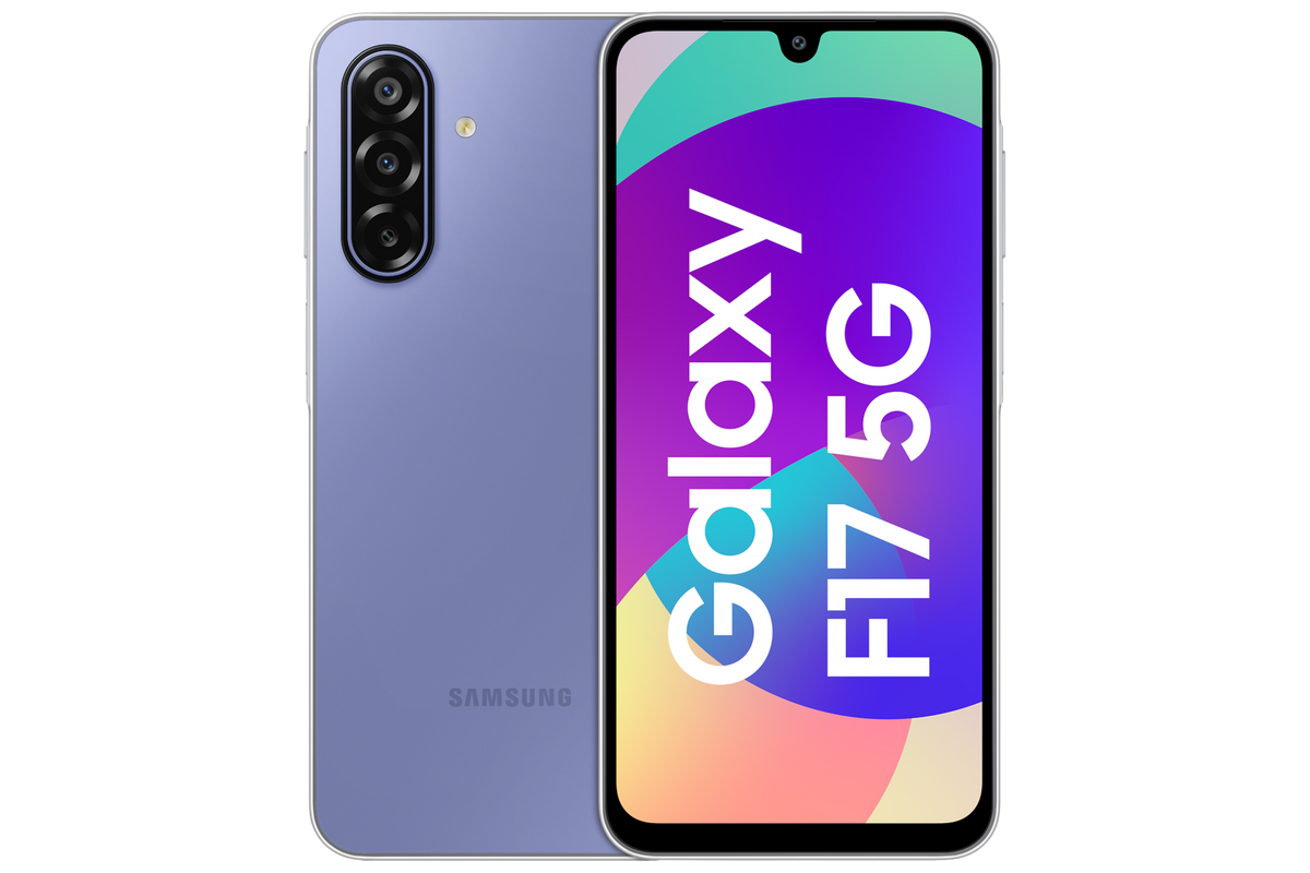 Samsung Galaxy F17 5G (6 GB Memory) — SM-E176BLVBINS — product view