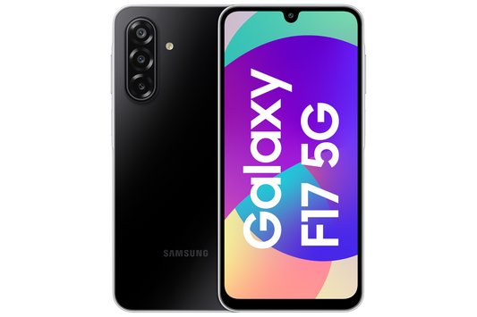 Samsung Galaxy F17 5G (6 GB Memory) — SM-E176BZKBINS — product view