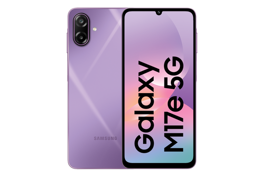 Samsung Galaxy M17e 5G (6 GB Memory) — SM-M076BLVBINS — product view
