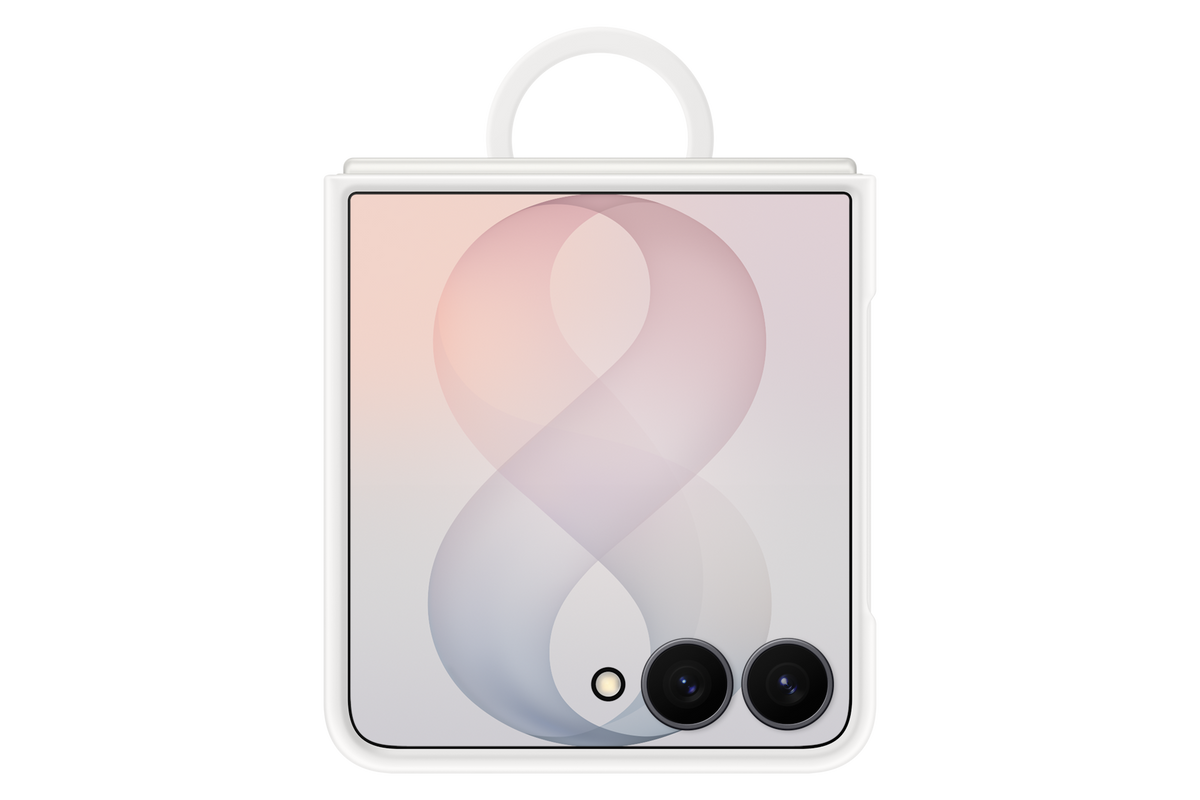 Samsung Galaxy Z Flip8 Silicone Ring Magnet Case — EF-EF776CWEGIN — product view