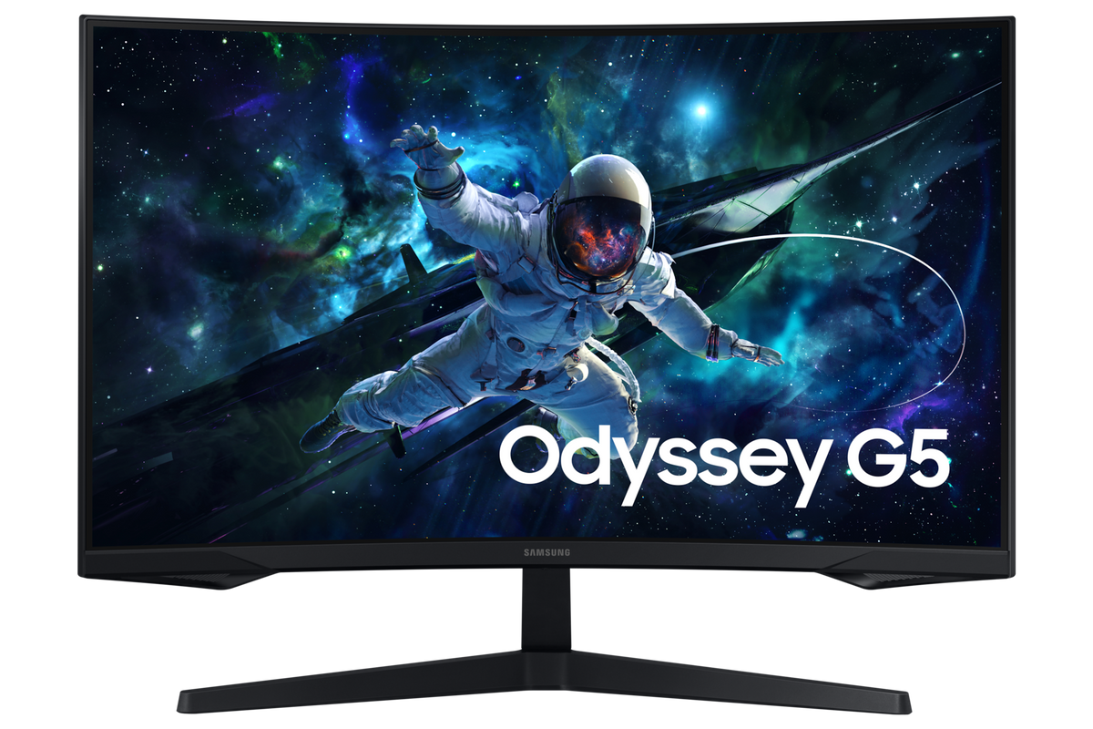Samsung 80 cm (32) Odyssey G5 QHD Curved Gaming Monitor with 165Hz refresh rate — LS32CG550EWXXL — product view
