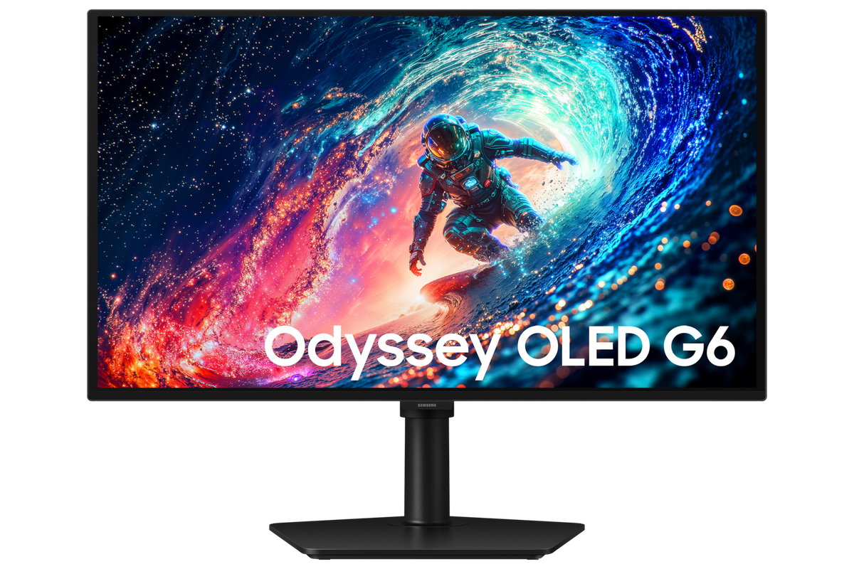 Samsung 68.5 cm (27) Odyssey OLED G6 G61SH QHD 240Hz Gaming Monitor — LS27HG612SWXXL — product view
