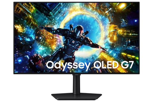 Samsung 80 cm (32) Odyssey OLED G7 G73SH 4K 165Hz / FHD 330Hz Gaming Monitor — LS32HG730SWXXL — product view