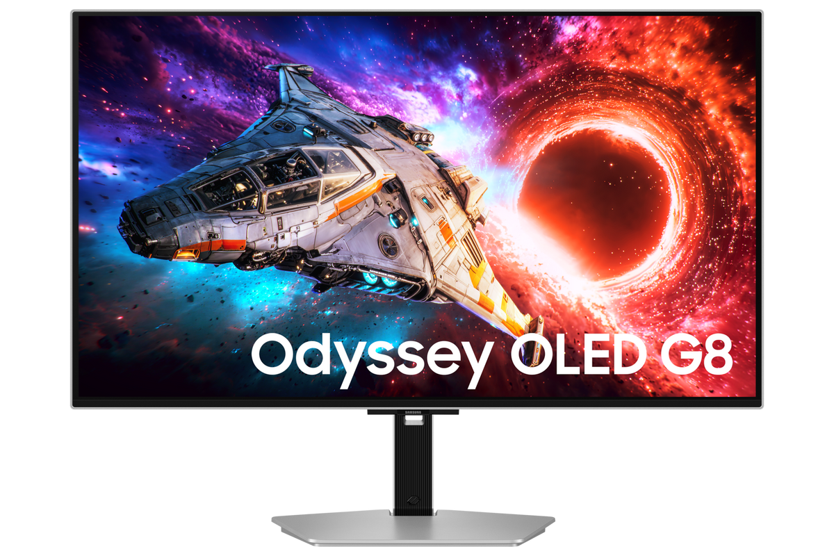Samsung 80 cm (32) Odyssey OLED G8 G80SH 4K 240Hz Gaming Monitor — LS32HG800SWXXL — product view
