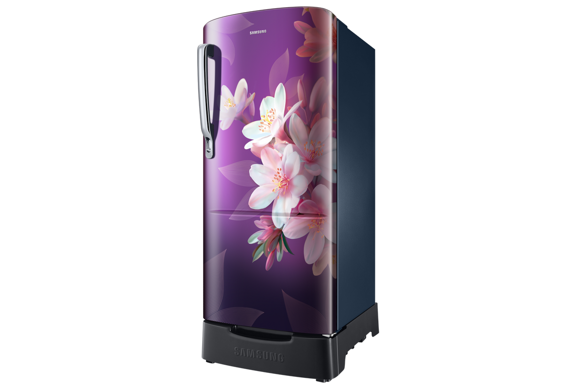 Samsung 183 L Single Door Refrigerator with Stylish Grandé Design, 3★ RR20H1823WB — RR20H1823WB/HL — product view