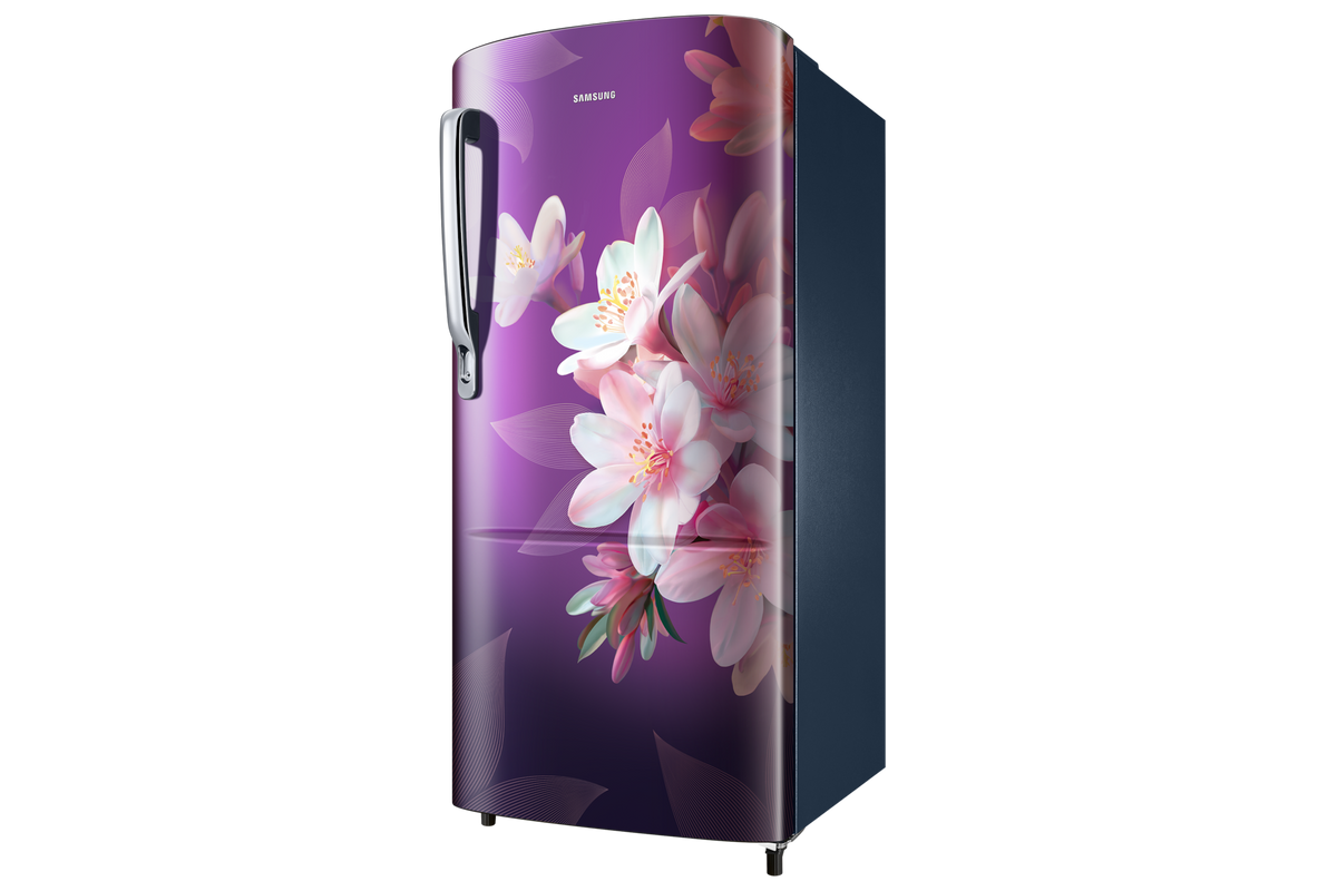 Samsung 183 L Single Door Refrigerator with Stylish Grandé Design, 3★ RR20H1723WB — RR20H1723WB/HL — product view