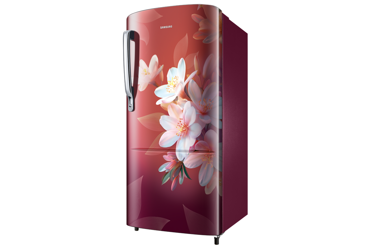 Samsung 183 L Single Door Refrigerator with Stylish Grandé Design, 3★ RR20H1723WR — RR20H1723WR/HL — product view