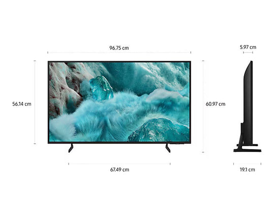 Samsung 108 cm QA43Q7FAAULXL (43 inches) 4K Ultra HD Smart 1.08 m (43) Q7F QLED 4K Smart TV