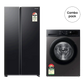 Samsung SBS Refrigerator RS76CG8003B1 and Front Load Washing Machine WW12DG5B24AX — F-BUNDLE000036 — product view