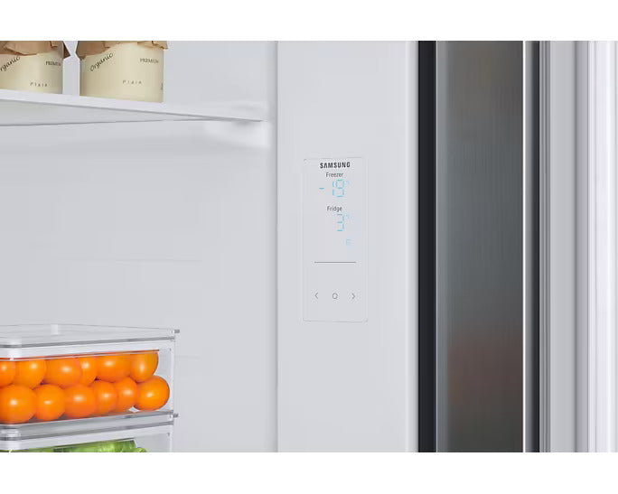 Samsung RS76CG80X0S9 653L 5-in-1 Convertible Side by Side Refrigerator | Twin Cooling Plus | Digital Inverter Compressor | Refined Inox | 20-Year Warranty | Made in India