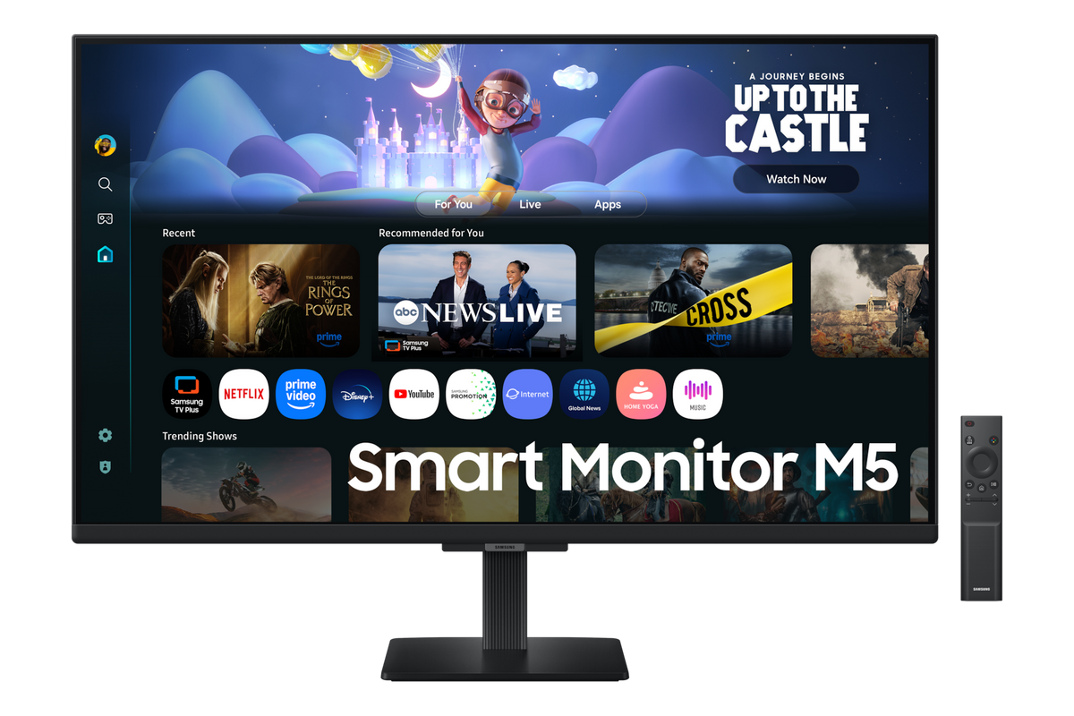 Samsung 80 cm (32) M5 FHD Smart Monitor with Smart TV experience — LS32FM500EWXXL — product view
