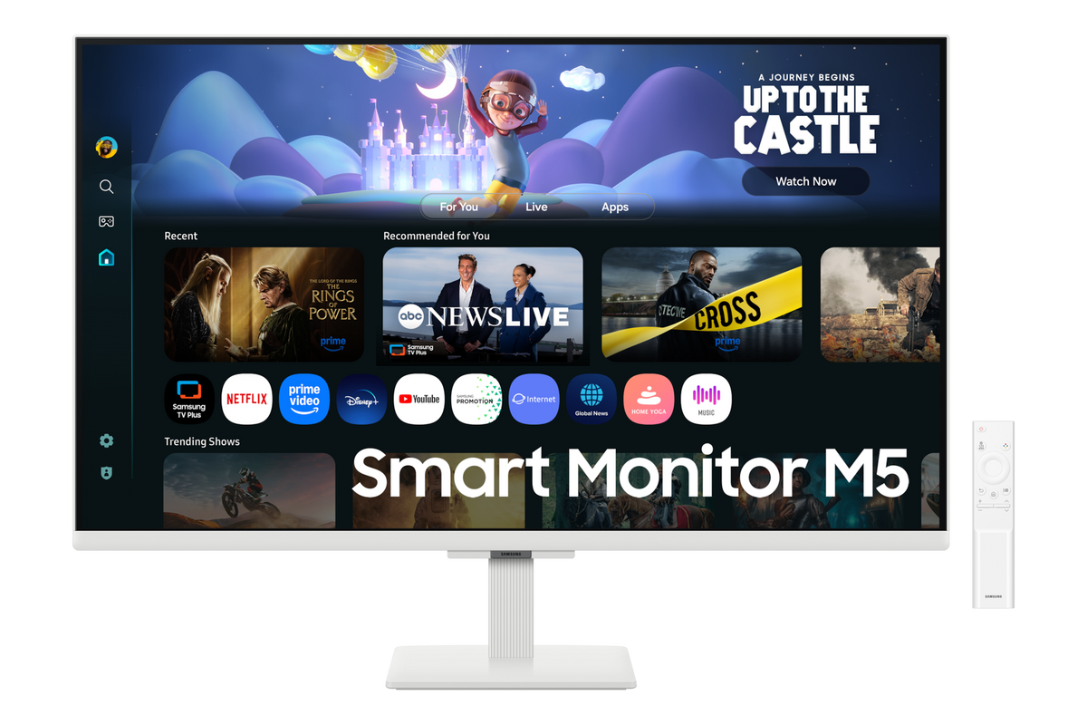 Samsung 80 cm (32) M5 FHD Smart Monitor with Smart TV experience — LS32FM501EWXXL — product view