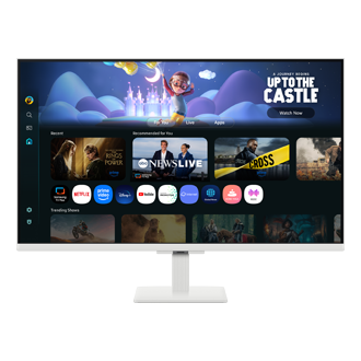 Samsung 80 cm (32) M5 FHD Smart Monitor with Smart TV experience — LS32FM501EWXXL — alternate view