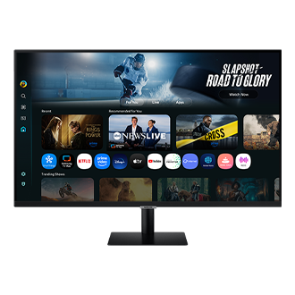 Samsung 80 cm (32) M7 UHD 4K Smart Monitor (2025) featuring Smart TV experience with AI — LS32FM700UWXXL — alternate view