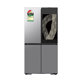 Samsung 809 L Bespoke AI 4 - Door French Door Refrigerator with Family Hub 81.3 cm, Triple Cooling RF71DB9950QD — RF71DB9950QDTL — product view