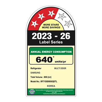 Samsung 809 L Bespoke AI 4 - Door French Door Refrigerator with Family Hub 81.3 cm, Triple Cooling RF71DB9950QD — RF71DB9950QDTL — alternate view