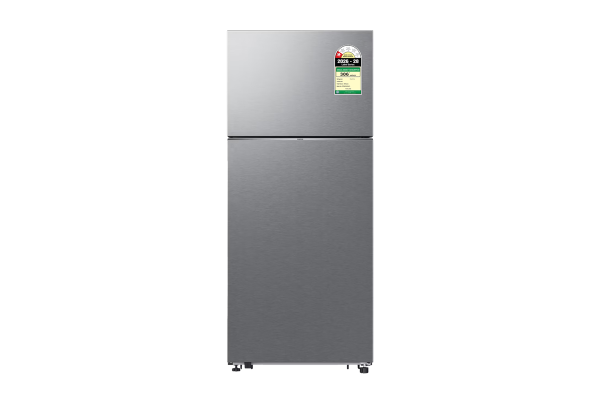 Samsung 530 L Double Door Refrigerator with Bespoke AI, 1★ RT56HG7A61SL — RT56HG7A61SLTL — product view
