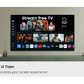 Samsung UA75U8000FUXXL 75 Inch Crystal 4K Ultra HD Smart LED TV with Crystal Processor 4K, HDR10+, Motion Xcelerator, OTS Lite, Q-Symphony & Tizen OS (Black)