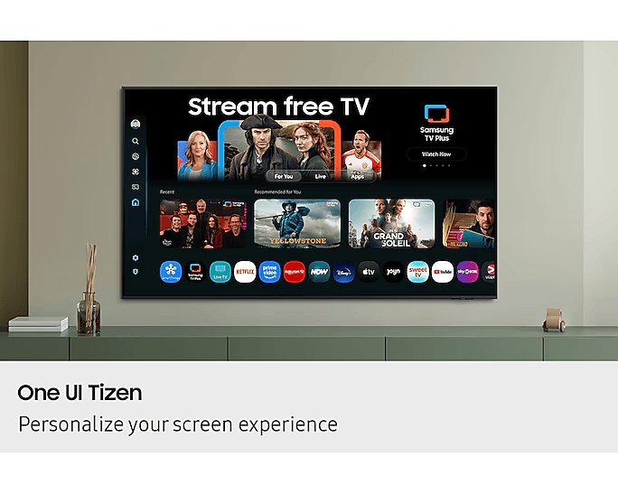 Samsung UA75U8000FUXXL 75 Inch Crystal 4K Ultra HD Smart LED TV with Crystal Processor 4K, HDR10+, Motion Xcelerator, OTS Lite, Q-Symphony & Tizen OS (Black)