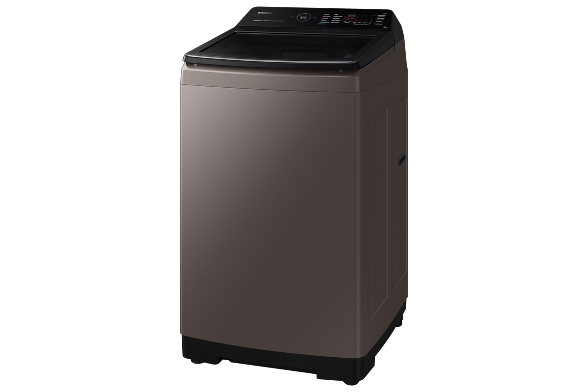 Samsung 8.0 kg Top Load Washing Machine with Ecobubble™ & in-built Heater, 5★ WA80BG4686BR — WA80BG4686BRTL — product view