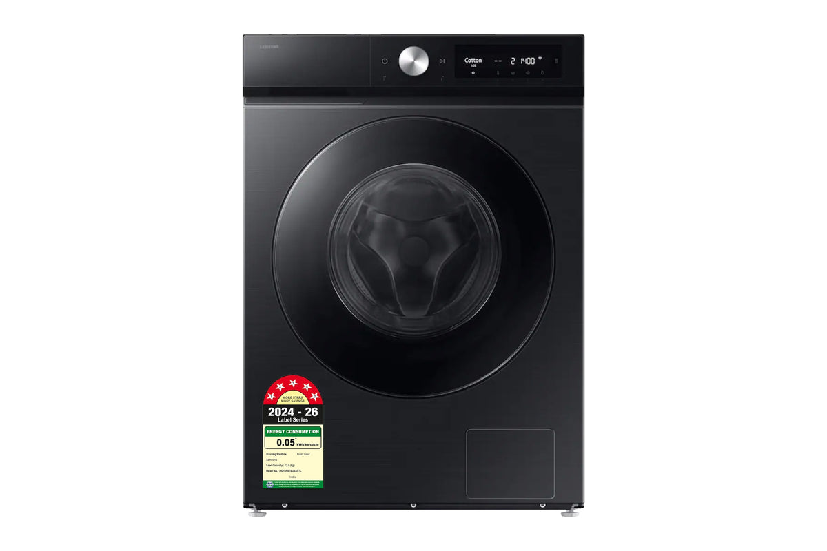 Samsung 12 kg/7 kg Front Load Washer Dryer Combo, Q-Drive, WD12FB7B34GB — WD12FB7B34GBTL — product view
