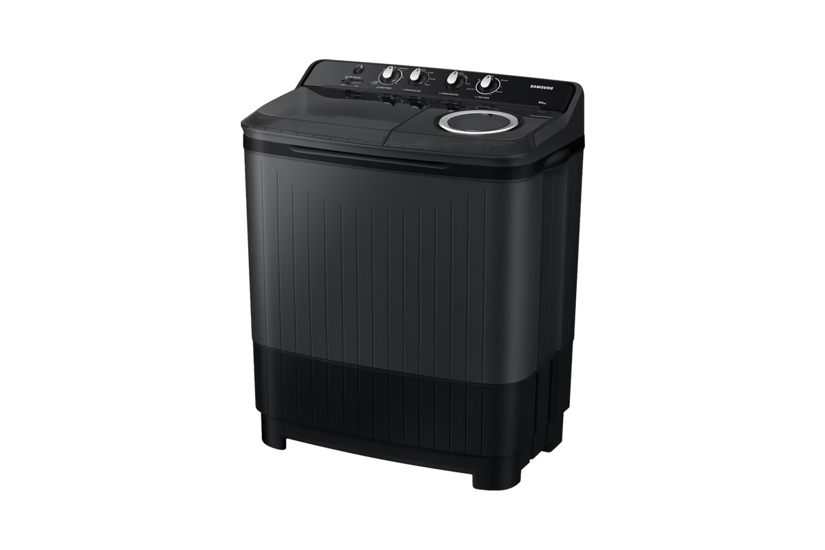Samsung 8.5 kg Semi Automatic Washing Machine with Hexa Storm Pulsator, 5★ WT85B4200GD — WT85B4200GD/TL — product view