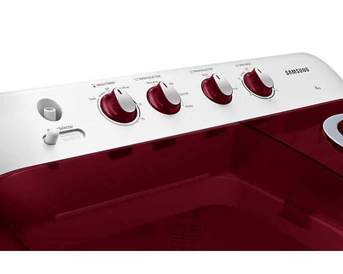 Samsung WT80C4000RR 8 Kg Semi-Automatic Top Load Washing Machine – Hexa Storm Pulsator, 5 Star, Air Turbo Drying | Buy at Best Price from Suraj Electronics Delhi NCR