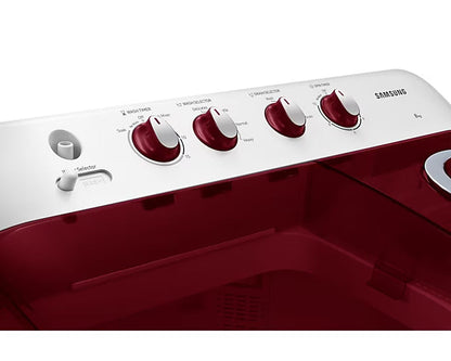 Samsung WT80C4000RR 8 Kg Semi-Automatic Top Load Washing Machine – Hexa Storm Pulsator, 5 Star, Air Turbo Drying | Buy at Best Price from Suraj Electronics Delhi NCR