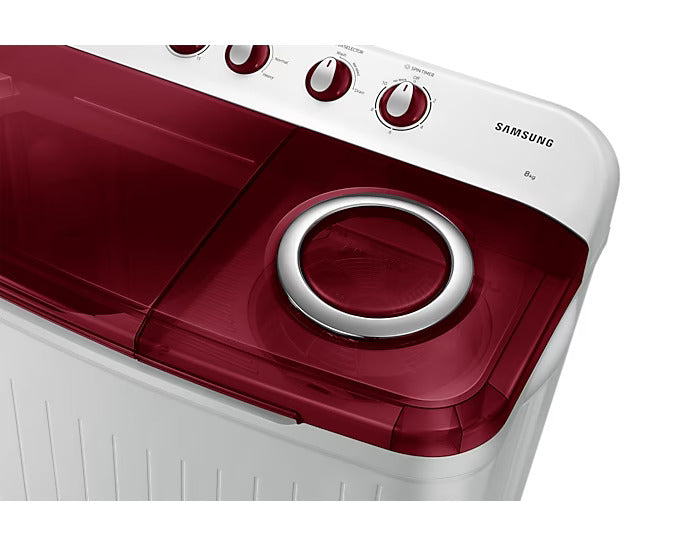 Samsung WT80C4000RR 8 Kg Semi-Automatic Top Load Washing Machine – Hexa Storm Pulsator, 5 Star, Air Turbo Drying | Buy at Best Price from Suraj Electronics Delhi NCR