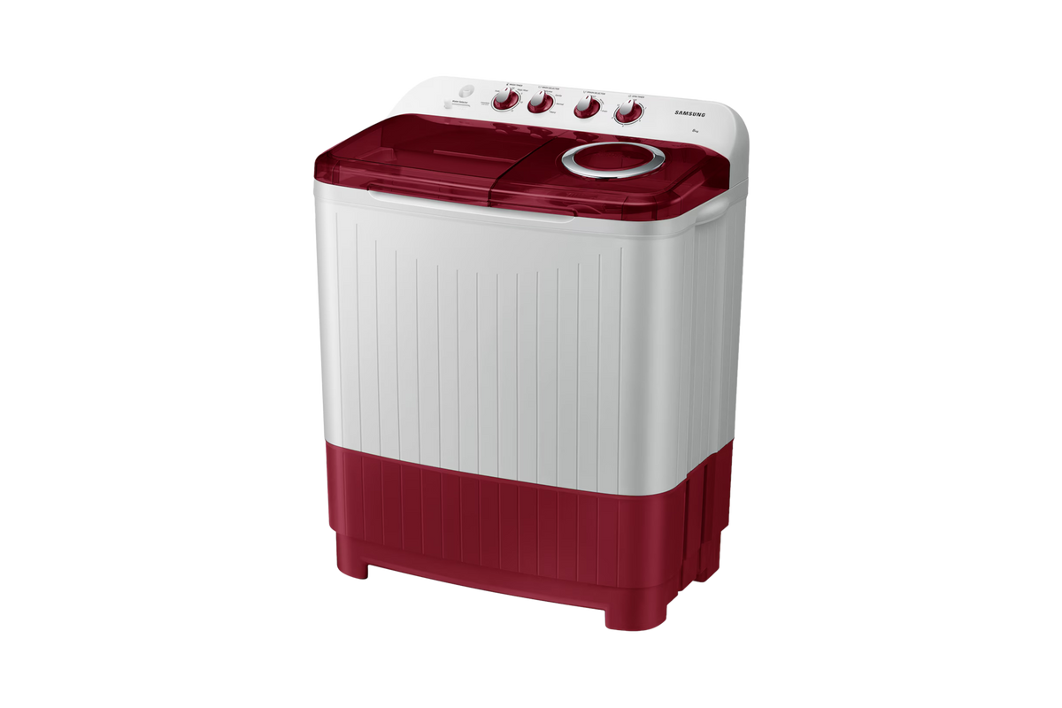 Samsung 8.0 kg Semi Automatic Washing Machine with Hexa Storm Pulsator, 5★ WT80C4000RR — WT80C4000RR/TL — product view